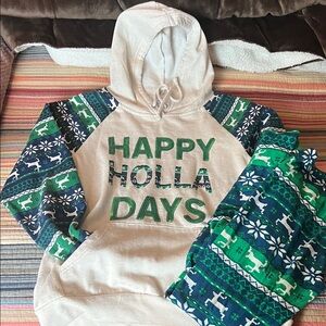 Festive Holiday Hoodie and Pants Set